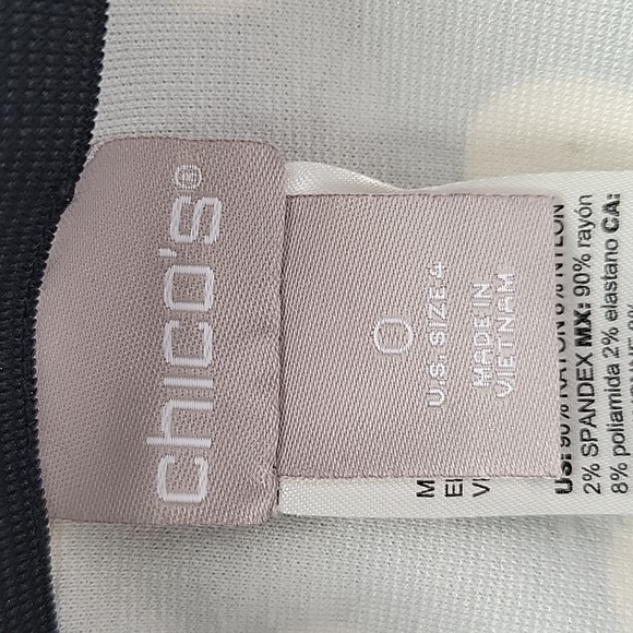 Chico's Black Polka Dot So Slimming Juliet Slim Leg Pull-on Pants Size Small/4 - Picture 5 of 6